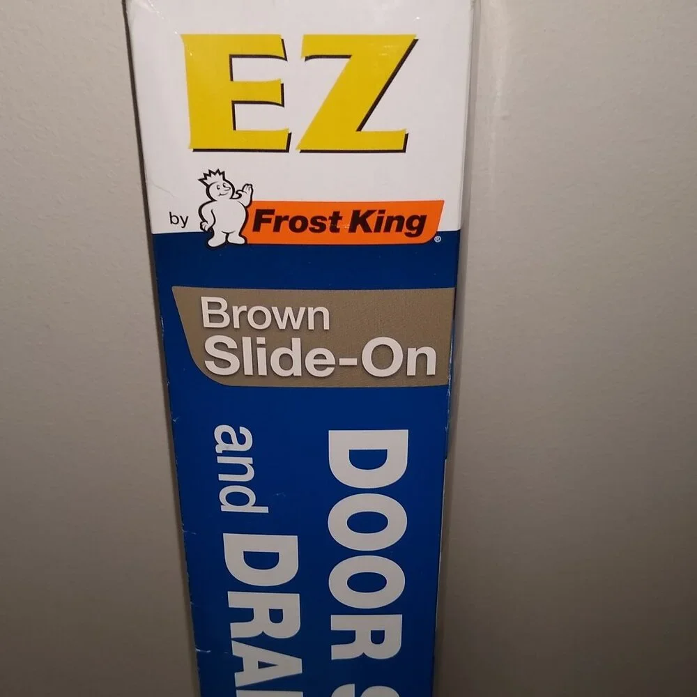 EZ Frost King Slide On Door Sweep New